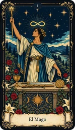 Carta El Mago del tarot