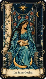 Carta La Sacerdotisa del tarot